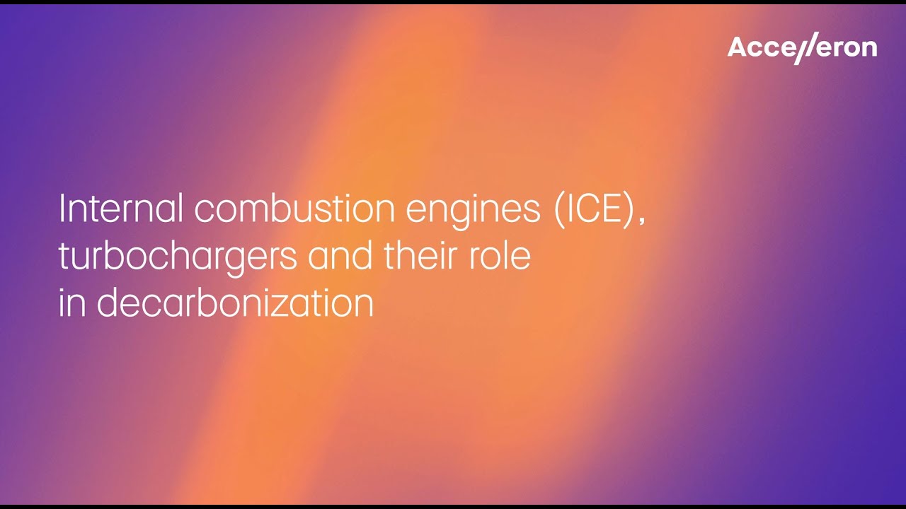 Turbochargers, Internal Combustion Engines and their role in decarbonization
