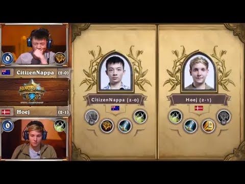 Hearthstone  HCT Spring Championship | CitizenNappa vs Hoej