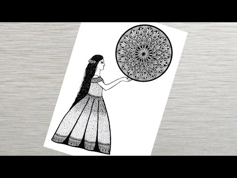 Women s Day Special Mandala Art how to draw mandala for beginners happywomensday vanithaarts