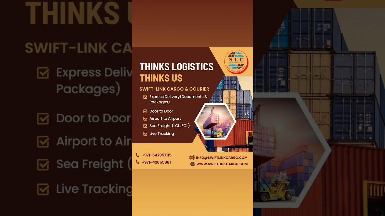 Express Deliveries with Swift Link Cargo #swiftlinkcargo #cargo #freightforwarder #courier #slc