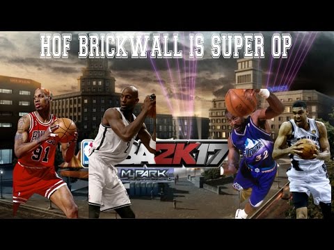 NBA 2K17 MyPARK GLASS CLEANERS ARE THE TRUTH! HOF BRICKWALL CAN'T BE STOPPED