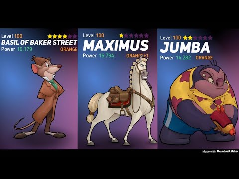 Disney Heroes: Battle Mode - Chapter 24 with Basil of Baker Street, Maximus, and Jumba