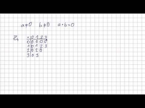 Mathematik für Informatik Studenten 50 - Algebraische Grundstrukturen : Nullteiler