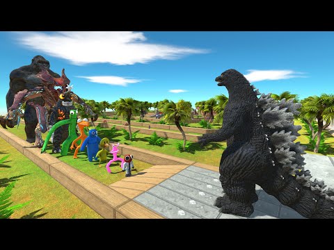 Heisei Godzilla vs King Kong DEATH RUN - Animal Revolt Battle Simulator