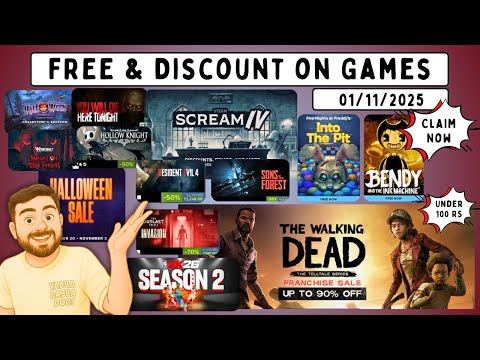 Claim This Week's FREE Games & Discount on Games ft Steam Scream 4 Sale - 1st Nov 2025 🔥🎮