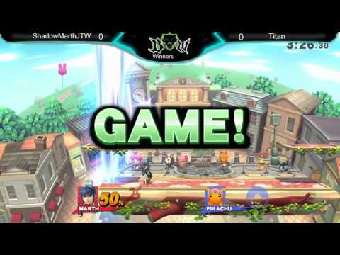 Black wolf March ShadowMarth (marth) vs Titan (pikachu) winners side