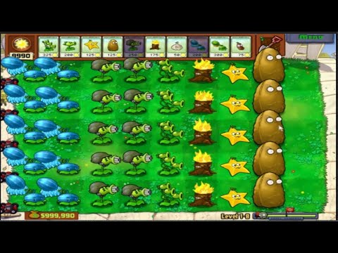 PLANTS TEAM - WINTER MELON - GATLING - PEA - THREE PEAAHOOTER TORCHWOOD - STARS VS ALL ZOMBIES