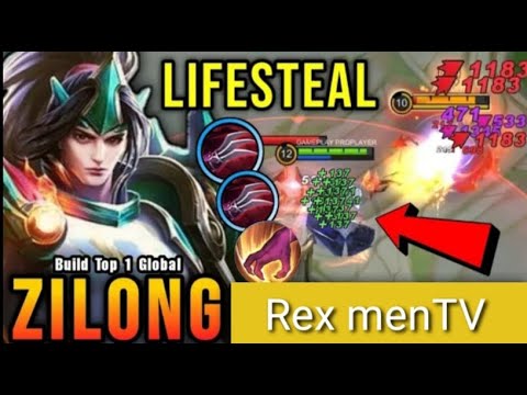ZILONG INSANE DAMAGE EASY BUILD FULL DAMAGE -ZILONG 2022~MLBB