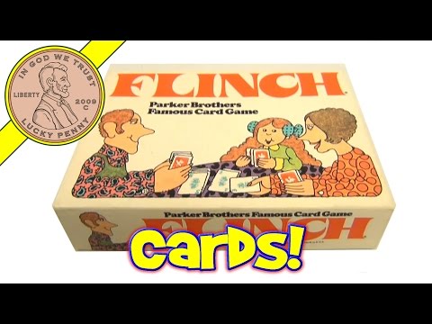 Vintage 1963 Parker Brothers Flinch Famous Numerical Card Game, No. 693