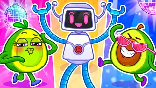 Download lagu 🤩 Robot Dance Cha-Cha-Cha 🤖💃|| Best Kids Cartoon by Pit & Penny Stories 🥑💖 mp3