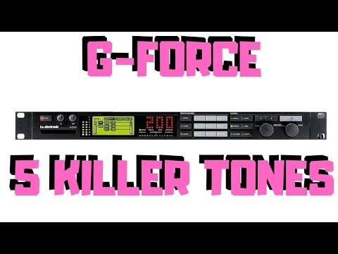 TC Electronic G-Force - 5 Killer Tones
