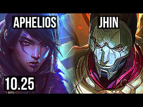 APHELIOS & Lulu vs JHIN & Pantheon (ADC) | 1900+ games, 1.0M mastery, 12/4/9 | KR Diamond | v10.25