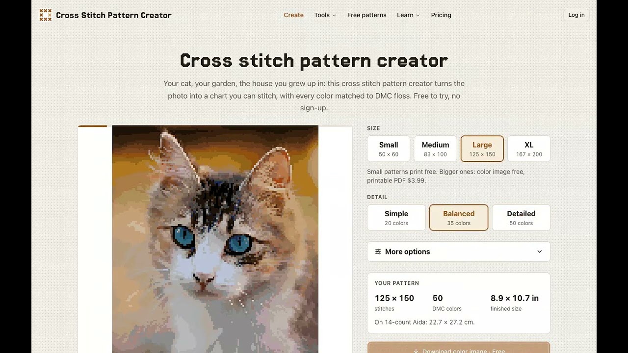 Cross Stitch Pattern Creator video preview