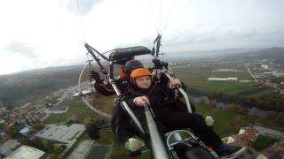 preview picture of video 'Paragliding in Bosnia Visoko panoramic flight HD 720p'