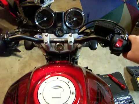 Renthal Bar Install Honda 919