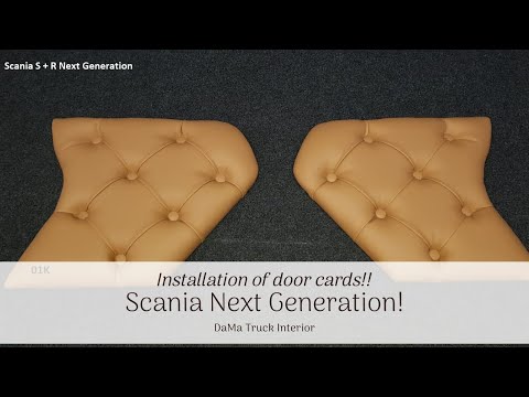Door cards to fit Scania Next Generation 🚪🛠🚚💨
