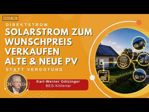 Video Thumbnail: SOLARSTROM ZUM WUNSCHPREIS VERKAUFEN - ALTE & NEUE PV