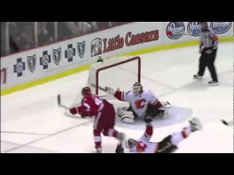 Henrik Zetterberg Buzzer-Beater 11/21/10 vs Calgary