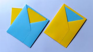 Super Fast Folded 3 Pocket Page Envelopes | Making Easy Paper Envelope DIY | Easy Origami Envelopes