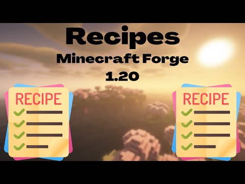 1.20 Minecraft Forge Modding Tutorial - Recipes