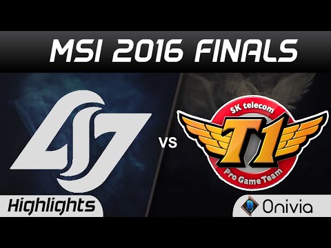 CLG vs SKT Highlights Game 3 MSI 2016 Finals Counter Logic Gaming vs SK Telecom T1