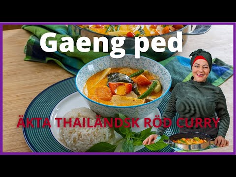 Äkta thailändsk röd curry  med Zeina Mourtada