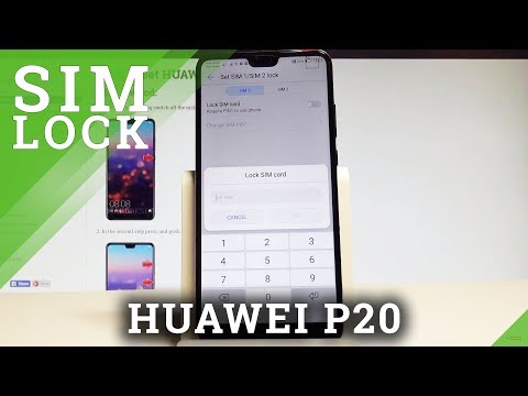 How to Set Up SIM Lock in HUAWEI P20 - Change / Disable PIN