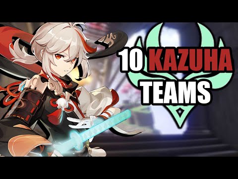 10 KAZUHA TEAMS ! Spiral Abyss 2.8 [NO BONUSES] - Genshin Impact