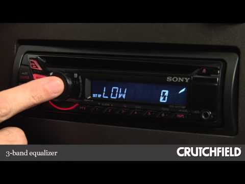 Sony CDX-GT270MP CD Receiver Display and Controls Demo | Crutchfield Video
