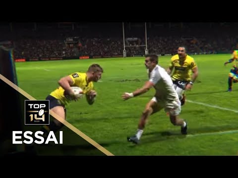 TOP 14 - Essai David STRETTLE (ASM) - Toulouse - Clermont - J7 - Saison 2017/2018