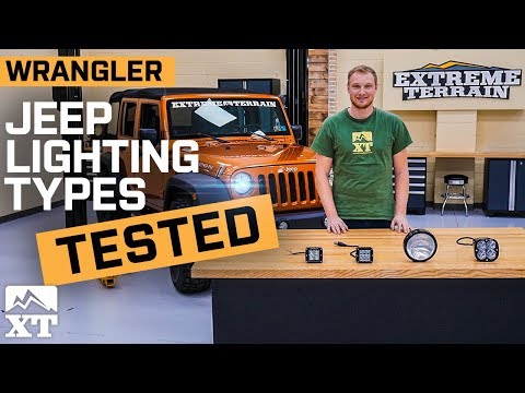 Jeep Wrangler Off Road Lighting Explained | Flood v Fog v Driving v Spot - Extreme Terrain