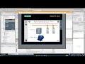 Control Direction 3 Phase Motor PLC Siemens S7 1500 With HMI Simulation