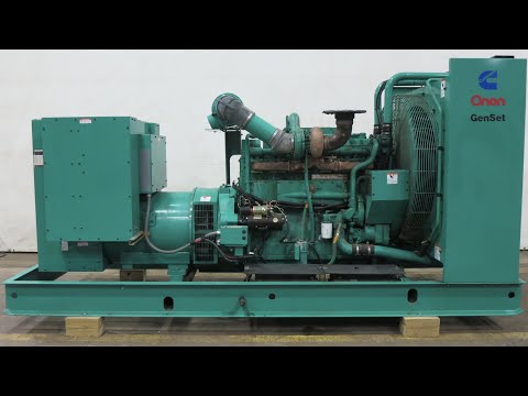 Cummins DFED 500 kW diesel generator KTA19-G4 engine 237 Hrs Yr 1997 - CSDG # 3507