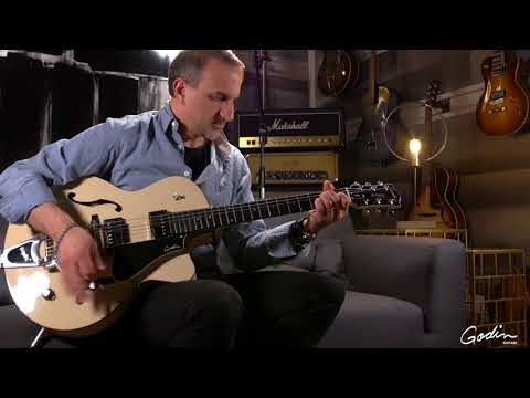 Demoing The Godin 5th Ave Uptown GT LTD Trans Cream