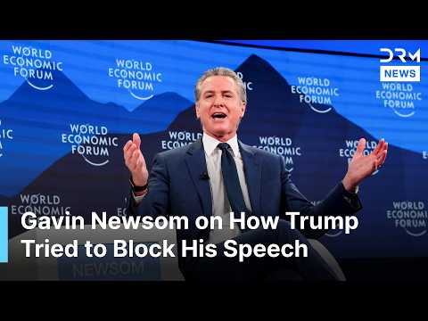 Gavin Newsom on When Trump Tried to Cancel His Davos Speech at World Economic Forum | AC1G