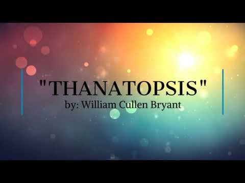 "Thanatopsis" by William Cullen Bryant