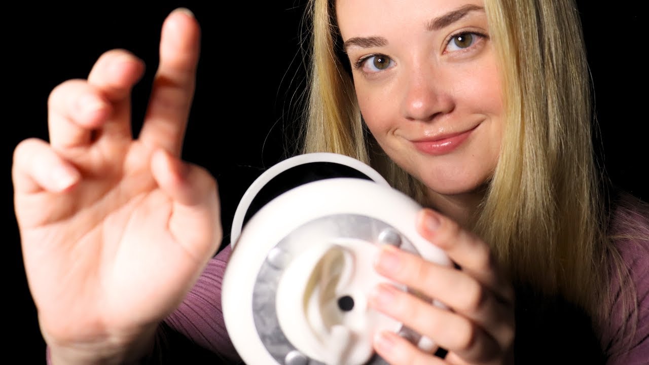 ASMR DEEP TISSUE OIL EAR MASSAGE 🤲🏻 Gloves, Ear To Ear Whispers, Massage Tools