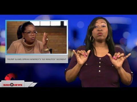 Trump slams Oprah Winfrey’s “60 Minutes” segment (ASL - 2.19.18)