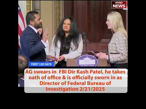 Kash Patel Sworn In as FBI Director: 'Accountability Starting This Weekend'; Trump on Ukraine and Middle East