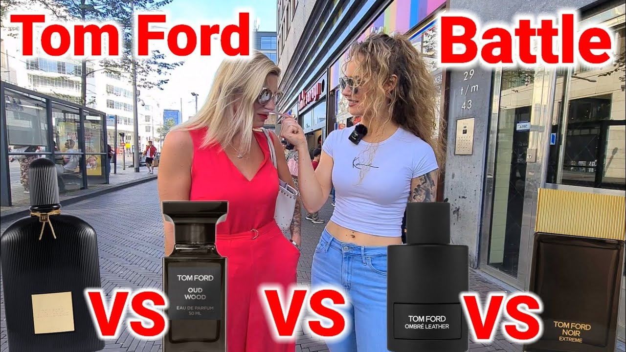 Women React to Tom Ford Noir Extreme, Black Orchid, Oud Wood & Ombre Leather 💥 Fragrance Battle