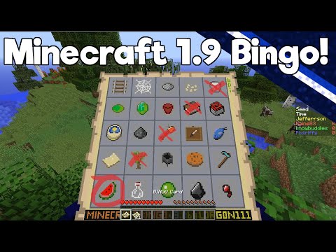 Minecraft 1.9 Bingo! - KB, Jeff and Kaine (Ep.1)