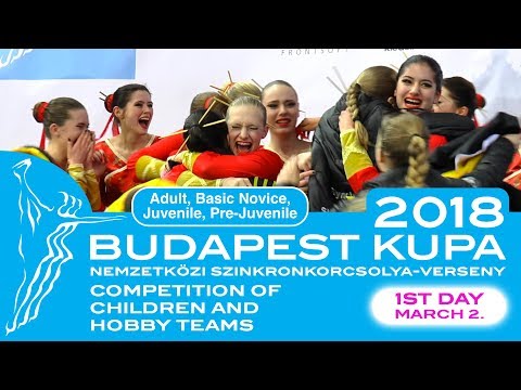 Budapest International Cup March 2, 2018. | Competition of children and hobby teams | LIVE STREAM