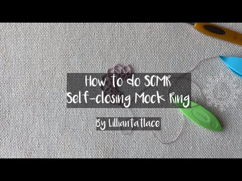 Tatting Tutorial for “Tiny Frozen Water Snowflake ” without bead designed by LillianTatLace