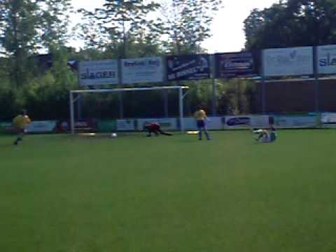 SC Rouveen C1 doelpunt tegen Staphorst