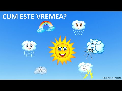 Cum este vremea? | Fenomene ale naturii| Vremea pe intelesul copiilor |