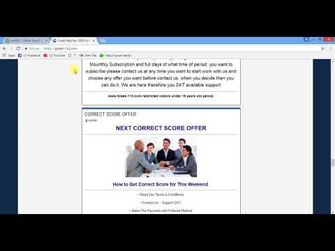 Greek-1x2 Proof fixed match 14/10/2017