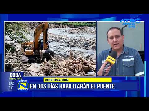 Trabajos en Pojo buscan habilitar pasos provinciales tras daños por mazamorra