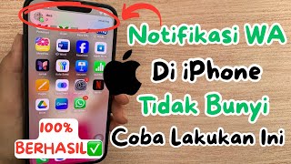 Download lagu Cara Mengatasi Suara Notifikasi WA Tidak Bunyi Di iPhone mp3