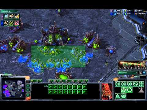 Starcraft 2 - Zerg Tipps und Tricks Folge 1: ZvP Mass Roach Stephano Style - Deutsch