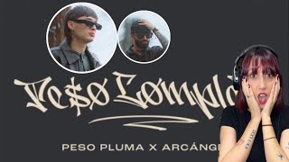 (REACCIÓN)PESO COMPLETO (Lyric Video) - Peso Pluma, Arcángel